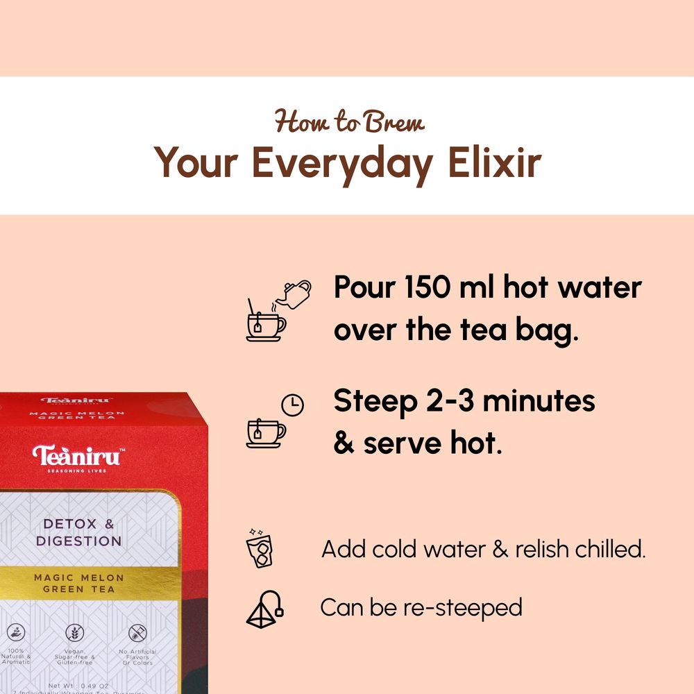 How to brew Magic Melon Green Tea